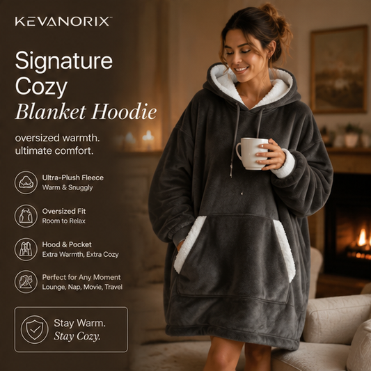 KEVANORIX™ Signature Cozy Blanket Hoodie