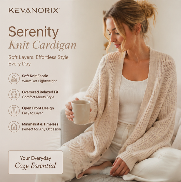 KEVANORIX™ Serenity Knit Cardigan