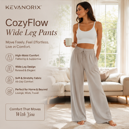 KEVANORIX™ CozyFlow Wide Leg Lounge Pants