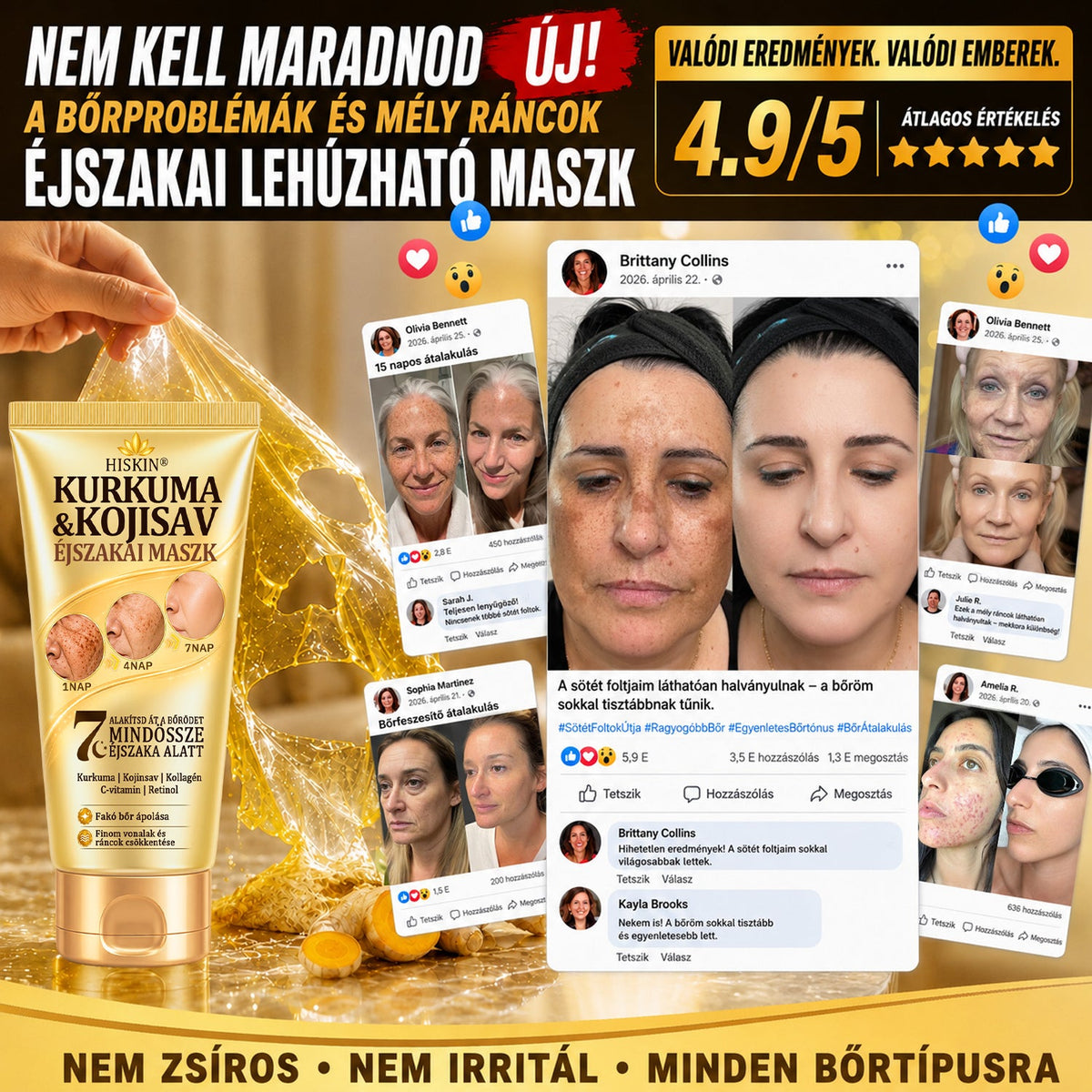 🎁 Már csak 5 doboz Hiskin® maradt! Spóroljon extra 30%-ot még ma – támogassa bőre ragyogóbb, simább és egyenletesebb megjelenését, mielőtt véget ér ez a korlátozott idejű ajánlat!