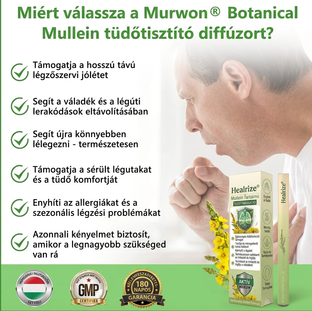 Healrize® 𝐁𝐨𝐭𝐚𝐧𝐢𝐜𝐚𝐥 𝐌𝐮𝐥𝐥𝐞𝐢𝐧 𝐋𝐮𝐧𝐠 𝐂𝐥𝐞𝐚𝐧𝐬𝐞 𝐃𝐢𝐟𝐟𝐮𝐬𝐞𝐫 (👨 𝐊ö𝐡ö𝐠é𝐬, 𝐭𝐨𝐫𝐨𝐤𝐠𝐲𝐮𝐥𝐥𝐚𝐝á𝐬, 𝐥é𝐠𝐬𝐳𝐨𝐦𝐣, 𝐯á𝐥𝐚𝐝é𝐤𝐤é𝐩𝐳ő𝐝é𝐬, 𝐨𝐫𝐫𝐝𝐮𝐠𝐮𝐥á𝐬, 𝐡ö𝐫𝐠𝐡𝐮𝐫𝐮𝐭, 𝐚𝐥𝐥𝐞𝐫𝐠𝐢á𝐬 𝐭ü𝐧𝐞𝐭𝐞𝐤, 𝐭ü𝐝ő𝐩𝐚𝐧𝐚𝐬𝐳𝐨𝐤)
