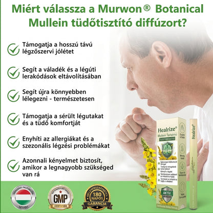 Healrize® 𝐁𝐨𝐭𝐚𝐧𝐢𝐜𝐚𝐥 𝐌𝐮𝐥𝐥𝐞𝐢𝐧 𝐋𝐮𝐧𝐠 𝐂𝐥𝐞𝐚𝐧𝐬𝐞 𝐃𝐢𝐟𝐟𝐮𝐬𝐞𝐫 (👨 𝐊ö𝐡ö𝐠é𝐬, 𝐭𝐨𝐫𝐨𝐤𝐠𝐲𝐮𝐥𝐥𝐚𝐝á𝐬, 𝐥é𝐠𝐬𝐳𝐨𝐦𝐣, 𝐯á𝐥𝐚𝐝é𝐤𝐤é𝐩𝐳ő𝐝é𝐬, 𝐨𝐫𝐫𝐝𝐮𝐠𝐮𝐥á𝐬, 𝐡ö𝐫𝐠𝐡𝐮𝐫𝐮𝐭, 𝐚𝐥𝐥𝐞𝐫𝐠𝐢á𝐬 𝐭ü𝐧𝐞𝐭𝐞𝐤, 𝐭ü𝐝ő𝐩𝐚𝐧𝐚𝐬𝐳𝐨𝐤)